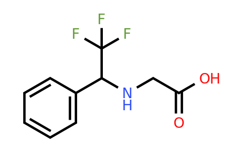CAS 1334146-15-4 | 2-[(2,2,2-Trifluoro-1-phenylethyl)amino]acetic acid