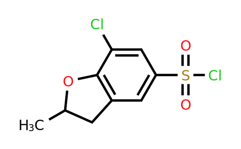 CAS 1334146-20-1 | 7-Chloro-2-methyl-2,3-dihydro-1-benzofuran-5-sulfonyl chloride