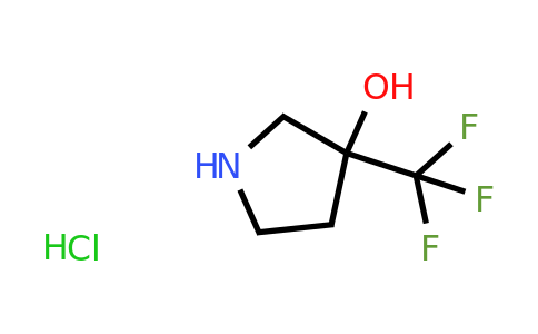 CAS 1334147-81-7 | 3-(trifluoromethyl)pyrrolidin-3-ol hydrochloride