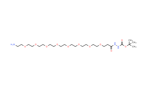 CAS 1334169-96-8 | tert-Butyl 30-amino-4-oxo-7,10,13,16,19,22,25,28-octaoxa-2,3-diazatriacontan-1-oate