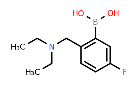 CAS 1334170-68-1 | (2-((diethylamino)methyl)-5-fluorophenyl)boronic acid