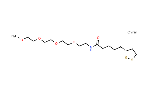 CAS 1334172-66-5 | (R)-5-(1,2-Dithiolan-3-yl)-N-(2,5,8,11-tetraoxatridecan-13-yl)pentanamide