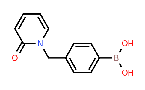 CAS 1334172-77-8 | {4-[(2-oxo-1,2-dihydropyridin-1-yl)methyl]phenyl}boronic acid