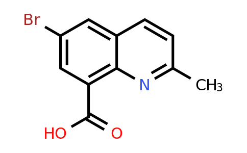 CAS 1334304-98-1 | 6-Bromo-2-methylquinoline-8-carboxylic acid