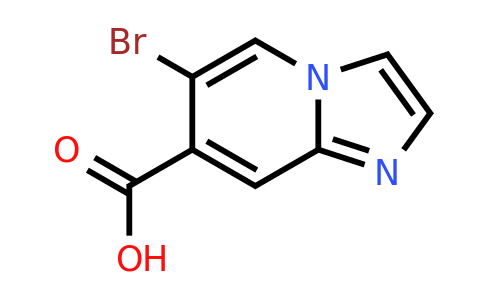 CAS 1334305-05-3 | 6-bromoimidazo[1,2-a]pyridine-7-carboxylic acid