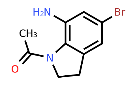 CAS 133433-62-2 | 1-(7-Amino-5-bromoindolin-1-yl)ethanone