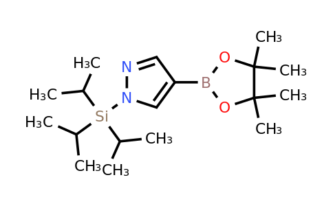 CAS 1334400-08-6 | 4-(tetramethyl-1,3,2-dioxaborolan-2-yl)-1-[tris(propan-2-yl)silyl]-1H-pyrazole