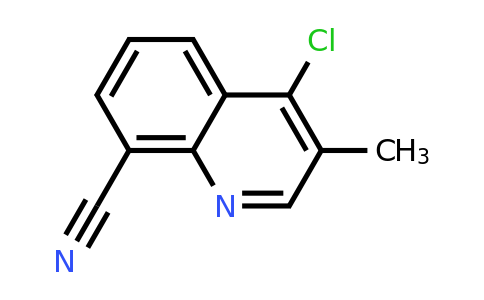 CAS 1334405-50-3 | 4-Chloro-3-methylquinoline-8-carbonitrile