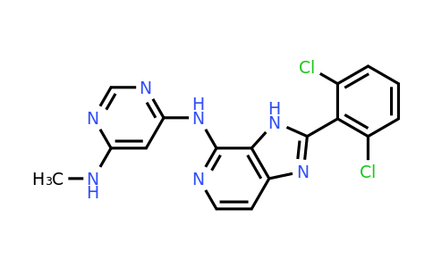 CAS 1334409-80-1 | N4-(2-(2,6-Dichlorophenyl)-3H-imidazo[4,5-c]pyridin-4-yl)-N6-methylpyrimidine-4,6-diamine