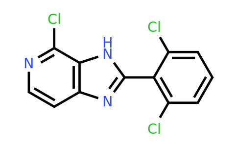 CAS 1334411-81-2 | 4-Chloro-2-(2,6-dichlorophenyl)-3H-imidazo[4,5-c]pyridine