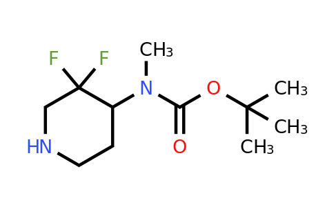 CAS 1334416-91-9 | tert-butyl N-(3,3-difluoropiperidin-4-yl)-N-methylcarbamate
