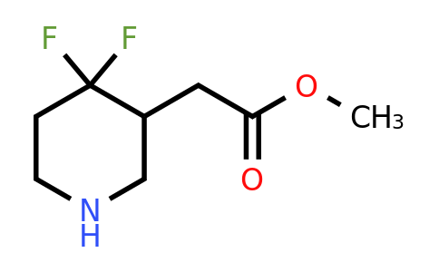 CAS 1334471-88-3 | Methyl 2-(4,4-difluoropiperidin-3-yl)acetate