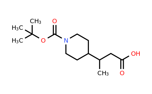 CAS 1334495-20-3 | 3-{1-[(tert-butoxy)carbonyl]piperidin-4-yl}butanoic acid