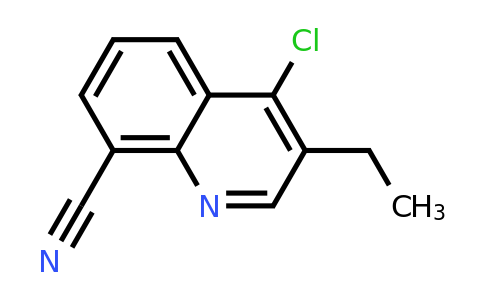 CAS 1334499-57-8 | 4-Chloro-3-ethylquinoline-8-carbonitrile
