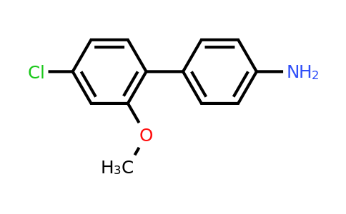 CAS 1334499-96-5 | 4'-Chloro-2'-methoxy-[1,1'-biphenyl]-4-amine