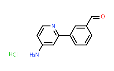 CAS 1334500-04-7 | 3-(4-Aminopyridin-2-yl)benzaldehyde hydrochloride