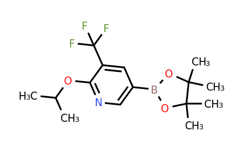 CAS 1334607-81-6 | 2-Isopropoxy-5-(4,4,5,5-tetramethyl-1,3,2-dioxaborolan-2-YL)-3-(trifluoromethyl)pyridine