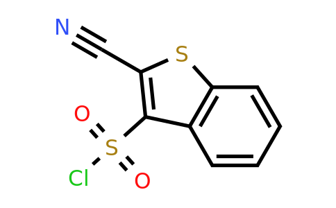 CAS 1334626-84-4 | 2-Cyano-1-benzothiophene-3-sulfonyl chloride