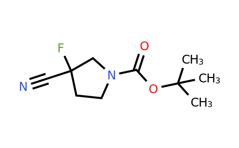 CAS 1334675-01-2 | tert-butyl 3-cyano-3-fluoropyrrolidine-1-carboxylate