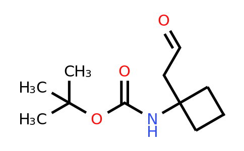 CAS 1335042-17-5 | tert-Butyl N-[1-(2-oxoethyl)cyclobutyl]carbamate