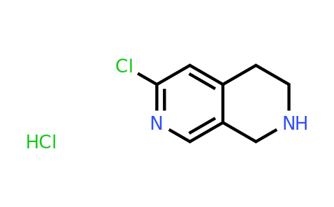CAS 1335053-26-3 | 6-Chloro-1,2,3,4-tetrahydro-[2,7]naphthyridine hydrochloride