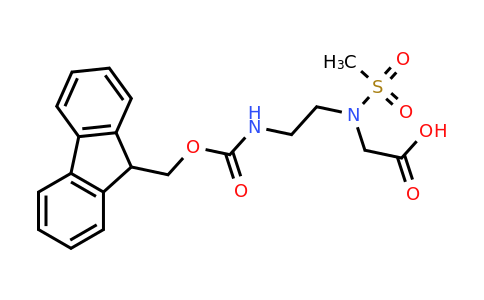 CAS 1335206-40-0 | glycine, n-[2-[[(9h-fluoren-9-ylmethoxy)carbonyl]amino]ethyl]-n-(methylsulfonyl)-
