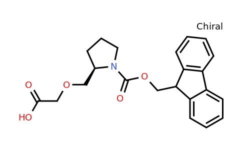 CAS 1335206-44-4 | 1-pyrrolidinecarboxylic acid, 2-[(carboxymethoxy)methyl]-, 1-(9h-fluoren-9-ylmethyl) ester, (2r)-