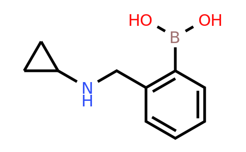 CAS 1335490-75-9 | 2-((Cyclopropylamino)methyl)phenylboronic acid