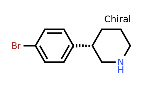 CAS 1335523-82-4 | (3S)-3-(4-bromophenyl)piperidine