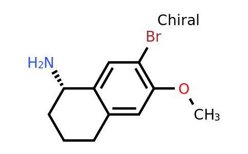 CAS 1335726-51-6 | (S)-7-Bromo-6-methoxy-1,2,3,4-tetrahydro-naphthalen-1-ylamine
