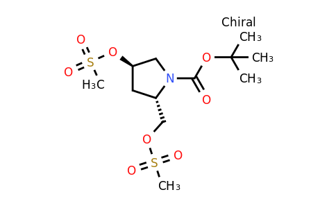 CAS 133628-17-8 | tert-butyl (2S,4R)-4-methylsulfonyloxy-2-(methylsulfonyloxymethyl)pyrrolidine-1-carboxylate