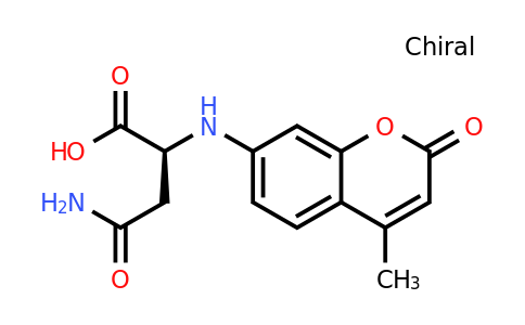 CAS 133628-73-6 | (S)-4-Amino-2-((4-methyl-2-oxo-2H-chromen-7-yl)amino)-4-oxobutanoic acid