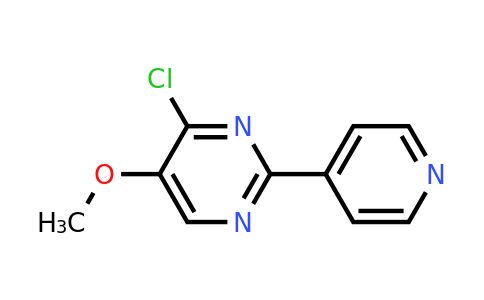 CAS 133661-38-8 | 4-Chloro-5-methoxy-2-(pyridin-4-yl)pyrimidine