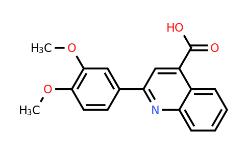 CAS 133676-16-1 | 2-(3,4-Dimethoxyphenyl)quinoline-4-carboxylic acid