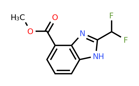 CAS 1336890-32-4 | Methyl 2-(difluoromethyl)-1H-benzo[d]imidazole-4-carboxylate