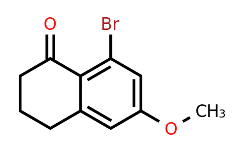 CAS 1336952-02-3 | 8-bromo-6-methoxy-tetralin-1-one