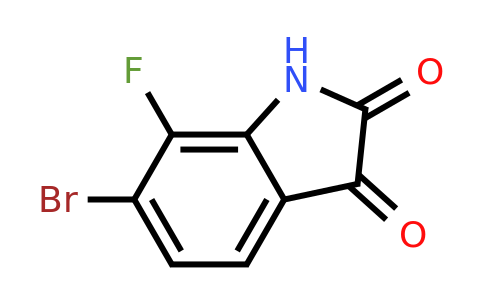 CAS 1336963-95-1 | 6-Bromo-7-fluoroindoline-2,3-dione