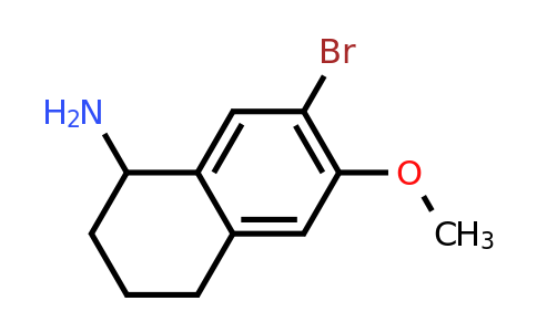 CAS 1337251-17-8 | 7-Bromo-6-methoxy-1,2,3,4-tetrahydro-naphthalen-1-ylamine