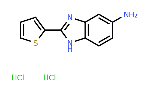 CAS 133726-85-9 | 2-(Thiophen-2-yl)-1H-1,3-benzodiazol-5-amine dihydrochloride