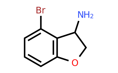 CAS 1337405-95-4 | 4-Bromo-2,3-dihydro-benzofuran-3-ylamine