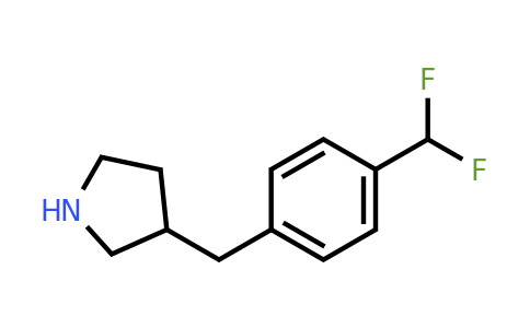 CAS 1337424-40-4 | 3-{[4-(difluoromethyl)phenyl]methyl}pyrrolidine