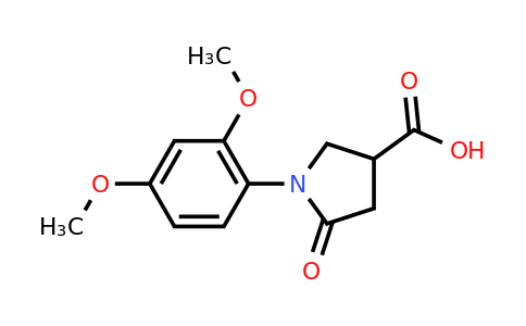 CAS 133749-24-3 | 1-(2,4-dimethoxyphenyl)-5-oxopyrrolidine-3-carboxylic acid