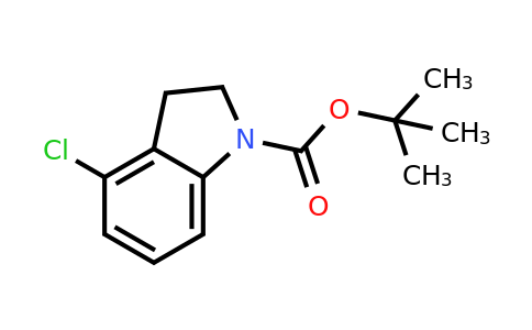 CAS 1337533-80-8 | tert-Butyl 4-chloroindoline-1-carboxylate