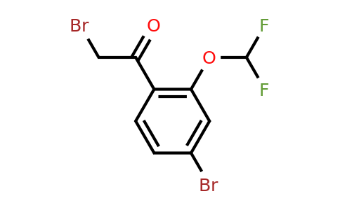 CAS 1337606-28-6 | 2-Bromo-1-(4-bromo-2-(difluoromethoxy)phenyl)ethanone