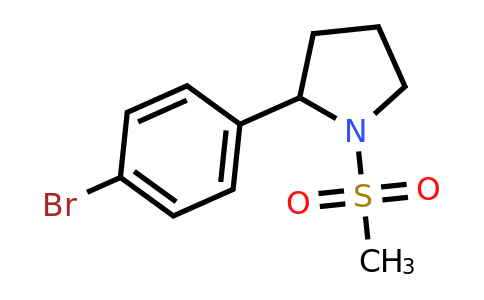 CAS 1337606-46-8 | 2-(4-bromophenyl)-1-(methylsulfonyl)pyrrolidine