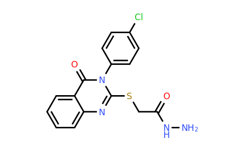 CAS 133764-45-1 | 2-{[3-(4-chlorophenyl)-4-oxo-3,4-dihydroquinazolin-2-yl]sulfanyl}acetohydrazide