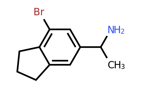 CAS 1337661-00-3 | 1-(7-bromoindan-5-yl)ethanamine