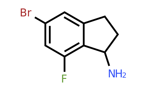 5-bromo-7-fluoro-2,3-dihydro-1H-inden-1-amine