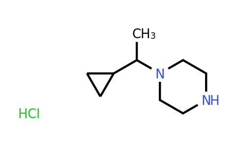 CAS 1337880-65-5 | 1-(1-cyclopropylethyl)piperazine hydrochloride