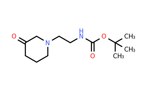 CAS 1337882-51-5 | tert-butyl (2-(3-oxopiperidin-1-yl)ethyl)carbamate